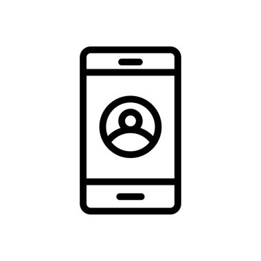 Hesap vektörü ince çizgi simgesi