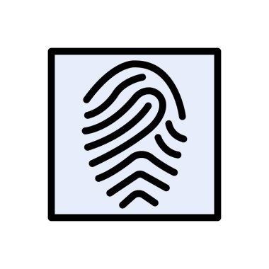 doğrulama vektörü düz renk simgesi