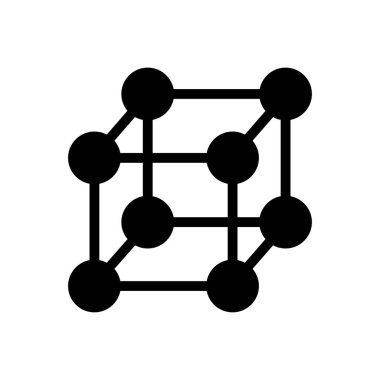 Kafes vektör simgesi düz simge