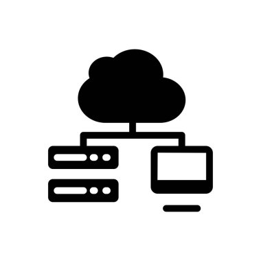 ağ vektörü düz simgesi