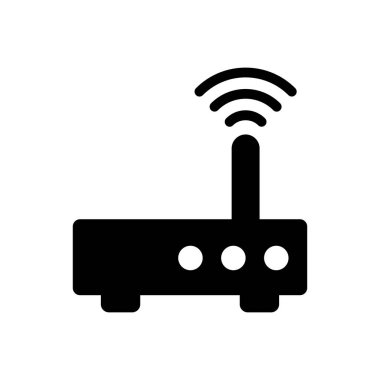 modem vektör düz simge