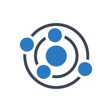 radar vektör renk simgesi