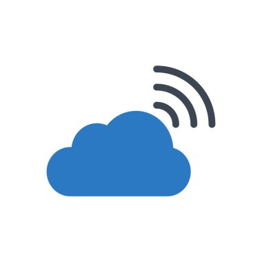 Sinyal vektörü renk simgesi