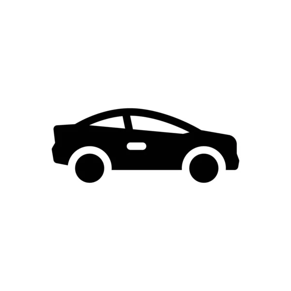 Vehicle Vector Glyph Flat Icon — Stock Vector
