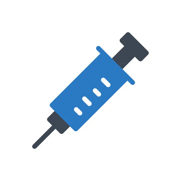 Vaccination Vector Glyph Color Icon — Stock Vector