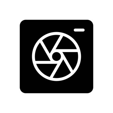 kamera vektör simgesi düz simge