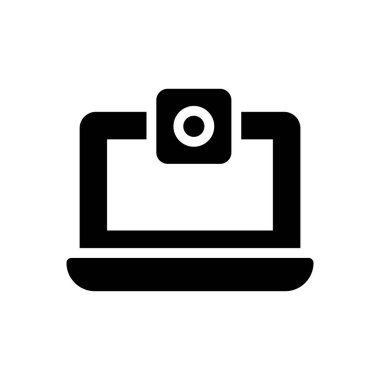 kamera vektör simgesi düz simge