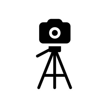 kamera vektör simgesi düz simge