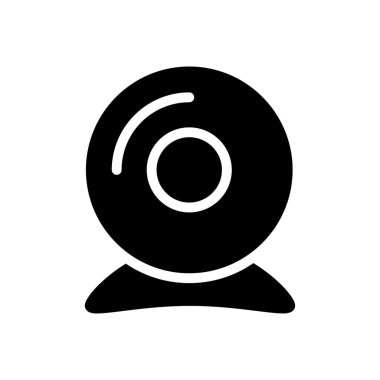 kamera vektör simgesi düz simge