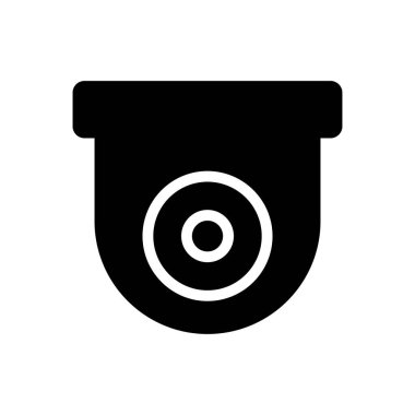 CCTV vektör simgesi düz simge