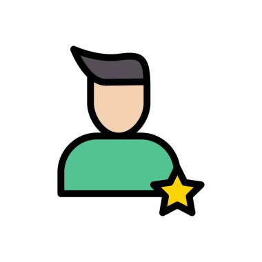 vektör düz renk simgesini gözden geçir