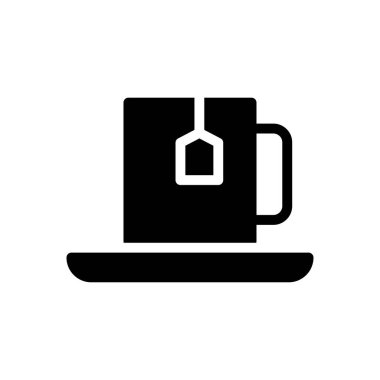 fincan vektör düz simge