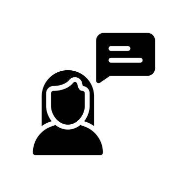 bildirim vektörü düz simgesi