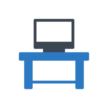 ofis vektörü renk simgesi 