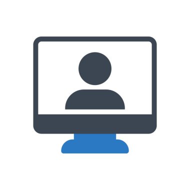 profil vektör renk simgesi 