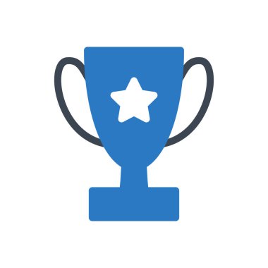 Başarı vektörü renk simgesi 