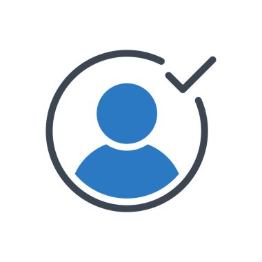 Hesap vektörü renk simgesi 