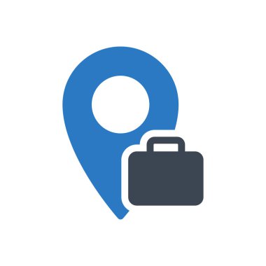 Portföy vektör renk simgesi 