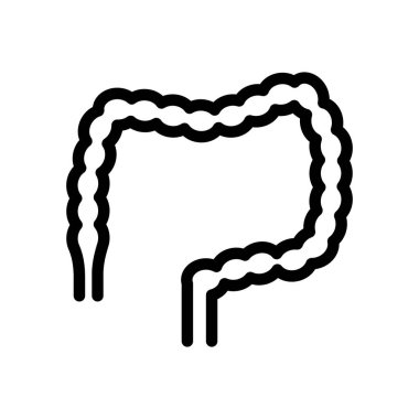 gövde vektörü ince çizgi simgesi