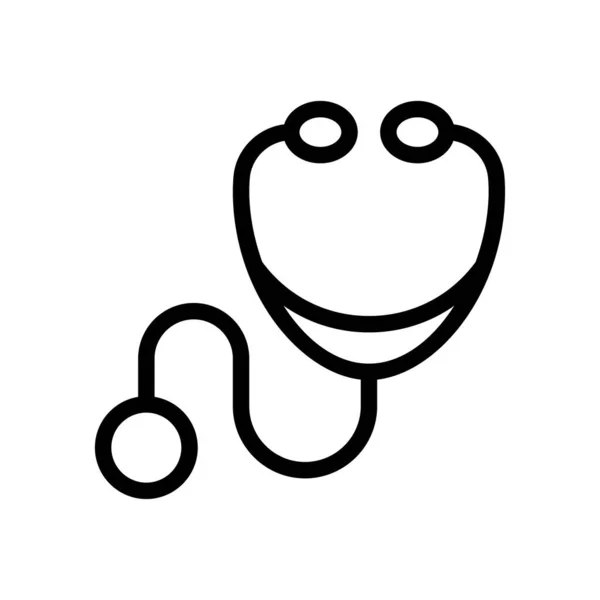 Ikona Wektora Medycznego Cienkiej Linii — Wektor stockowy