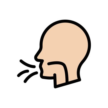 alerji vektörü düz renk simgesi