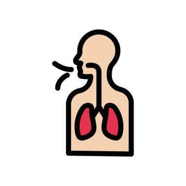 alerji vektörü düz renk simgesi