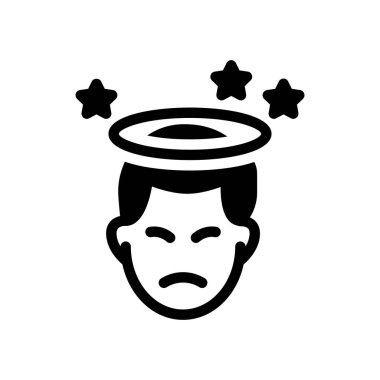 Acı vektörü düz simge