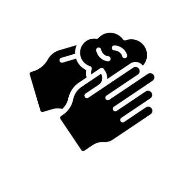 temizleme vektörü düz simgesi