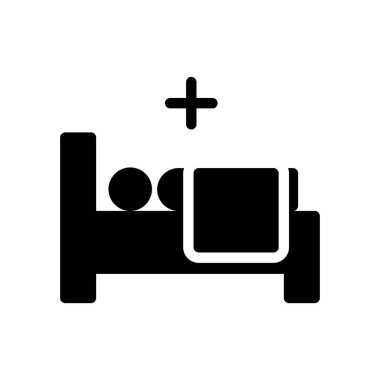 Klinik vektör düz simgesi