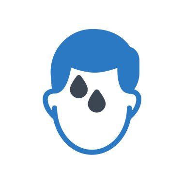 vektör kabartma renk simgesini bırakır