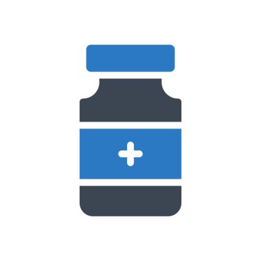 ilaç vektörü renk simgesi