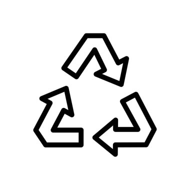 enerji vektörü ince çizgi simgesi