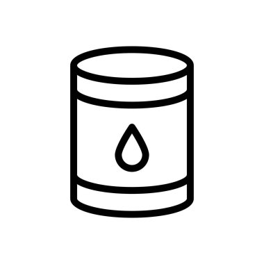 davul vektörü ince çizgi simgesi