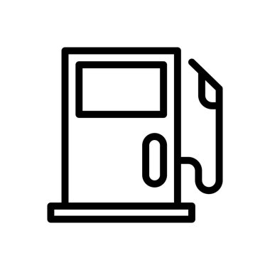 pompa vektörü ince çizgi simgesi