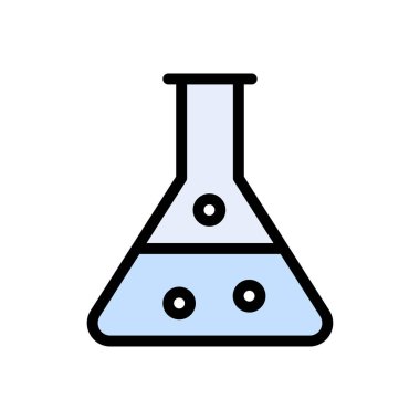 beher vektörü düz renk simgesi
