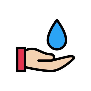 petrol vektörü düz renk simgesi