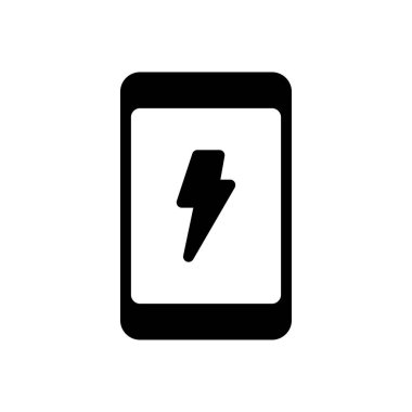 güç vektörü simgesi düz simge