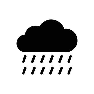 bulut vektörü düz simgesi