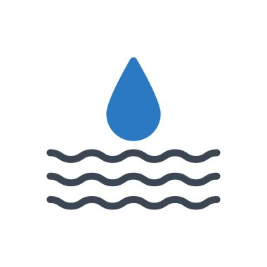 yağ vektörü renk simgesi