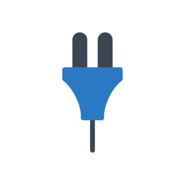 adaptör vektör renk simgesi