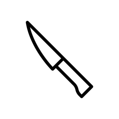 vektör ince çizgi simgesini kes