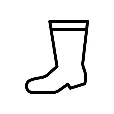 ayakkabı vektörü ince çizgi simgesi