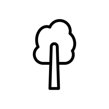 Doğa vektörü ince çizgi simgesi