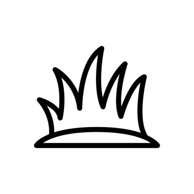 büyüme vektörü ince çizgi simgesi