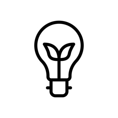 yeşil vektör ince çizgi simgesi