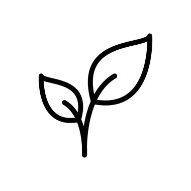 yeşil vektör ince çizgi simgesi