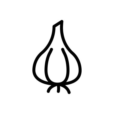 sebze vektörü ince çizgi simgesi