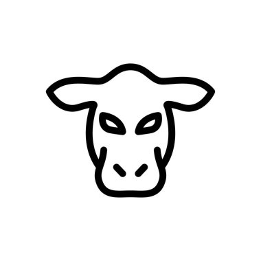 hayvan vektörü ince çizgi simgesi