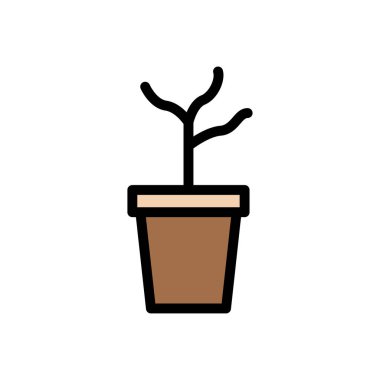 tarımsal vektör düz renk simgesi