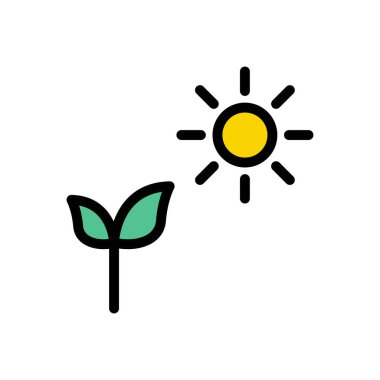 tarımsal vektör düz renk simgesi